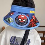 ⁦Chapeau d'été  pour Enfants avec Ventilateur - قبعة واقية من الشمس مع مروحة⁩ - الصورة ⁦2⁩