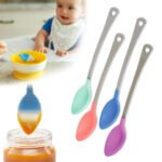 Pack 4Pcs Cuillère Bébé White Hot Thermosensible - طقم ملاعق لتغذية الأطفال مستشعرة للحرارة