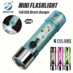 Mini lampe de poche LED multifonction super lumineuse avec aimant ZJ-023