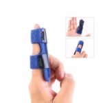 ⁦Attelle De Doigt ,Index en Aluminium Réglable Moyen Doigt Récupération Protection Contre Les Blessures⁩ - الصورة ⁦2⁩