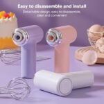 ⁦Mixeur Électrique Sans Fil Portable 3 Vitesses – خلاط يدوي كهربائي لاسلكي⁩ - الصورة ⁦3⁩