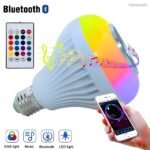 Ampoule Bluetooth Avec Haut-Parleur Rgb Télécommande SansFil