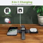 ⁦Chargeur magnétique sans Fil 65W 3 en 1 Chargement Rapide⁩ - الصورة ⁦2⁩