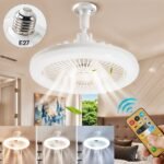 Lumière de plafond Ventilateurs LED E27 30W