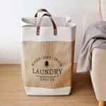 ⁦Grand panier à linge pliable en tissu domestique, rangement pour vêtements et jouets, grande capacité⁩ - الصورة ⁦3⁩