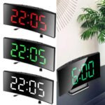 ⁦Horloge et réveil thermomètre de table électronique lumineux DS-3621L-2⁩ - الصورة ⁦2⁩