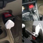 ⁦Convertisseur de tension automatique pour voitures 100W DC 12V à AC 220V - محول تيار الكهربائي⁩ - الصورة ⁦4⁩