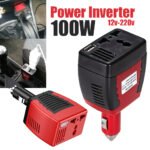 Convertisseur de tension automatique pour voitures 100W DC 12V à AC 220V - محول تيار الكهربائي