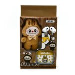 ⁦Écouteurs Bluetooth sans fil LABUBU – Édition limitée avec étui et porte-clés - طقم سماعات مع حامل مفاتيح⁩ - الصورة ⁦5⁩