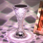 ⁦Lampe de table en cristal sans fil Tactile Rgb pour chambre V2⁩ - الصورة ⁦8⁩