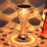 ⁦Lampe de table en cristal sans fil Tactile Rgb pour chambre V2⁩ - الصورة ⁦9⁩