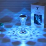 ⁦Lampe de table en cristal sans fil Tactile Rgb pour chambre V2⁩ - الصورة ⁦7⁩