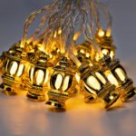 Guirlande lumineuse ampoules en forme de tour 10 pièces