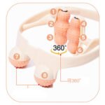 ⁦Masseur de corps multifonctionnel à six roues à billes et deux boules⁩ - الصورة ⁦4⁩