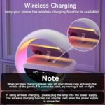 ⁦Lampe d'Ambiance LED avec Chargeur Sans Fil et Enceinte Bluetooth - مصباح مع شاحن لاسلكي ومكبر صوت بلوتوث⁩ - الصورة ⁦7⁩