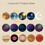 ⁦Lampe de projection de ciel étoilé avec 15 motifs - مصباح عرض القمر⁩ - الصورة ⁦2⁩