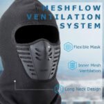 ⁦Pack Cagoule d'hiver Excefore avec gants thermiques pour écran tactile - طقم قناع وجه مع قفازات شتوية⁩ - الصورة ⁦5⁩