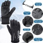 ⁦Pack Cagoule d'hiver Excefore avec gants thermiques pour écran tactile - طقم قناع وجه مع قفازات شتوية⁩ - الصورة ⁦3⁩