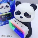 ⁦Enceinte Bluetooth Panda et Réveil Numérique RGB CH-M53 - مكبر صوت وساعة منبه⁩ - الصورة ⁦4⁩