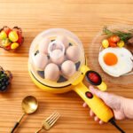 ⁦Pot Oeuf et Cuiseur à Vapeur Multifonctionnel 2en1 - مقلاة وجهاز طهي بالبخار⁩ - الصورة ⁦3⁩
