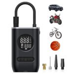 Compresseur d'Air Portable 150 PSI avec Lampe LED – منفاخ هواء محمول مع إضاءة