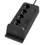 ⁦Multiprise POWER SOCKET 2500W avec USB, Type-C et chargement sans fil - مقبس طاقة وشاحن لاسلكي⁩ - الصورة ⁦5⁩