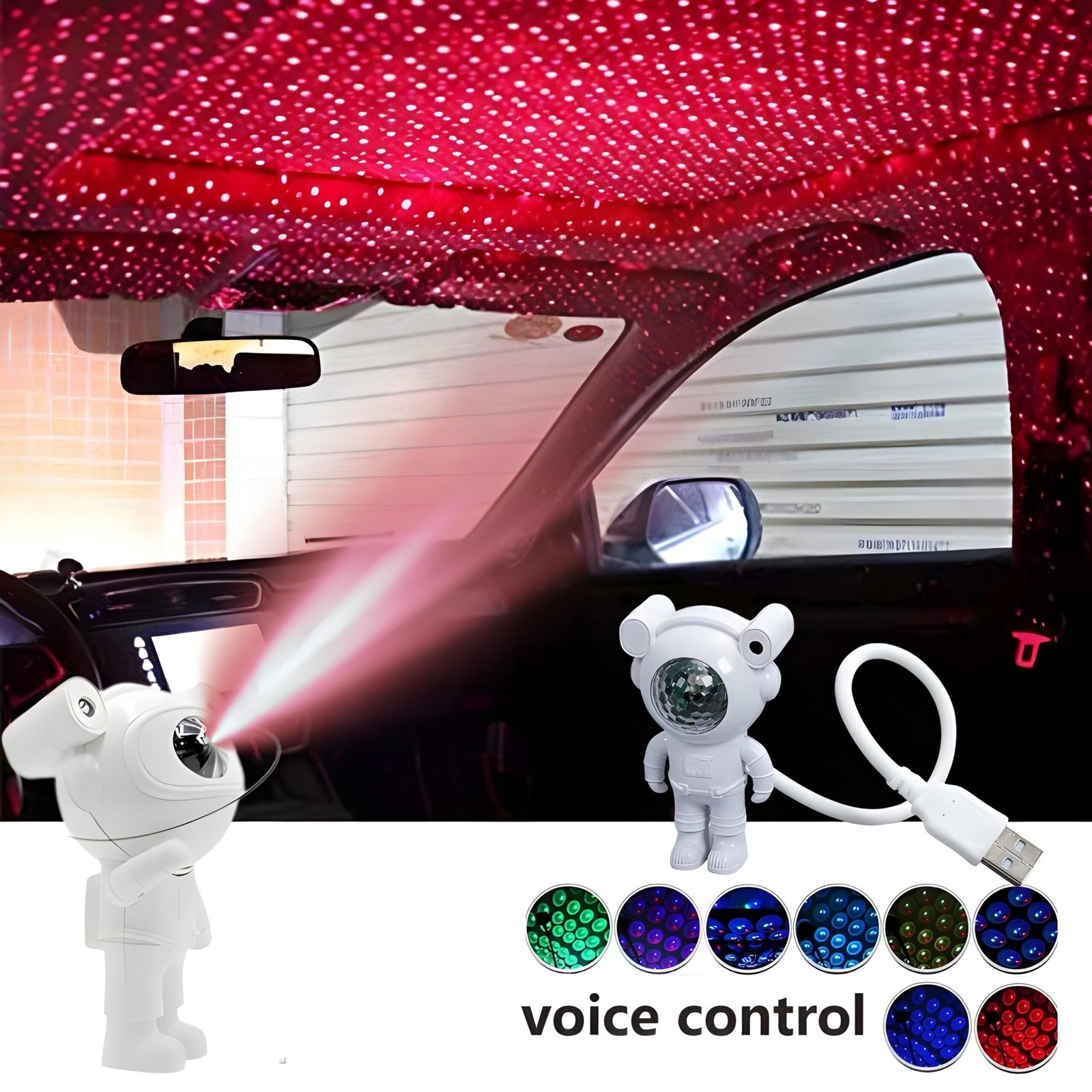 renew02147-scaled-1.jpeg Astronut Projecteur LED Intelligente USB Veilleuse Galaxie & Astro Étoilée - بروجيكتور ذكي إضاءة ليلية - الصورة 1