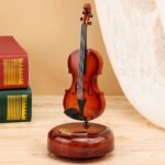 Mini instrument de musique rétro VIOLON, boîte à musique Décoration