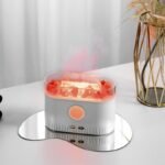 ⁦Humidificateur flamme multicolore des huiles essentielles aromatiques en pierre de sel 200ml - موزع روائح الزيوت العطرية باللهب مع صخور الملح الكريستالي 200 مل⁩ - الصورة ⁦3⁩