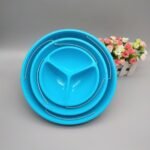 ⁦Bol torsadé pliable à 3 niveaux pour les trempettes et les bonbons⁩ - الصورة ⁦7⁩