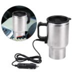 ⁦Thermos electrique chauffant pour voiture avec prise Allume Ci-gare Chauffe Eau,Thé,Café⁩ - الصورة ⁦3⁩