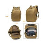 ⁦Sac à dos tactique USB pour camping, sac militaire 40L JRD1⁩ - الصورة ⁦5⁩