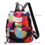 ⁦Sac à dos oxford Antivol étanche pour femmes - multicouleur  - حقيبة ظهر أكسفورد مقاومة للماء ومضادة للسرقة للنساء⁩ - الصورة ⁦7⁩