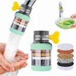 Filtre à eau pour robinet, purificateur de robinet d'évier sans éclaboussures