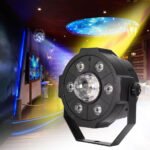 Projecteur jeux de lumiere RGB Laser rotatif  6en1 effets Stroboscope