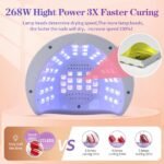 ⁦Lampe à Ongles UV LED 268W avec Capteur Automatique et 4 Minuteries – مصباح العناية بالأظافر⁩ - الصورة ⁦5⁩