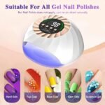 ⁦Lampe à Ongles UV LED 268W avec Capteur Automatique et 4 Minuteries – مصباح العناية بالأظافر⁩ - الصورة ⁦2⁩