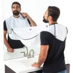 ⁦Bavoir à Barbe Pour Homme Tissue Imperméable - مأزر حلاقة يثبت على المرآة⁩ - الصورة ⁦6⁩