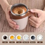 ⁦Tasse de mousseur de lait automatique multifonctionnelle à chargement USB⁩ - الصورة ⁦4⁩