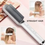 ⁦Brosse à cheveux chauffante en céramique 6 niveaux de chaleur  360° – Lisseur HQT-909B⁩ - الصورة ⁦8⁩