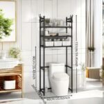 ⁦Étagère de Rangement Moderne sur Pied pour Toilettes 3 Tier – رف تخزين المرحاض⁩ - الصورة ⁦3⁩