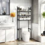 ⁦Étagère de Rangement Moderne sur Pied pour Toilettes 3 Tier – رف تخزين المرحاض⁩ - الصورة ⁦5⁩