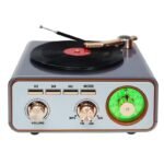 ⁦Haut Parleur et Radio tourne-disque vintage Bluetooth Sans Fil - مكبر صوت بلوتوث على شكل راديو⁩ - الصورة ⁦2⁩