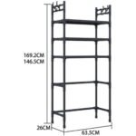 ⁦Étagère de Rangement 3 Niveaux pour Salle de Bain – منظم بثلاث طبقات لأدوات الحمام⁩ - الصورة ⁦7⁩