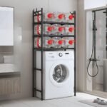 ⁦Étagère de Rangement 3 Niveaux pour Salle de Bain – منظم بثلاث طبقات لأدوات الحمام⁩ - الصورة ⁦6⁩