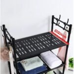 ⁦Étagère de Rangement 3 Niveaux pour Salle de Bain – منظم بثلاث طبقات لأدوات الحمام⁩ - الصورة ⁦3⁩