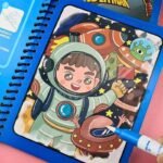 ⁦Livre De Dessin À L'eau Magique, Jouet de Coloriage Réutilisable Pour enfants - كتاب رسم الماء السحري، كتاب تلوين قابل لإعادة الاستخدام للأطفال⁩ - الصورة ⁦4⁩