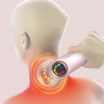 ⁦Masseur de tissus profonds pour tout le corps, masseur portable rechargeable, six modes de vitesse avec cinq têtes de massage⁩ - الصورة ⁦8⁩