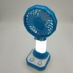 ⁦Mini Ventilateur De Bureau USB Rechargeable Avec Éclairage LED De Nuit YX-108⁩ - الصورة ⁦2⁩