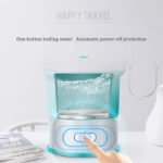 ⁦Bouilloire Électrique Pliable en Silicone Alimentaire avec Gobelet Pliable – غلاية مياه قابلة للطي ومحمولة⁩ - الصورة ⁦3⁩